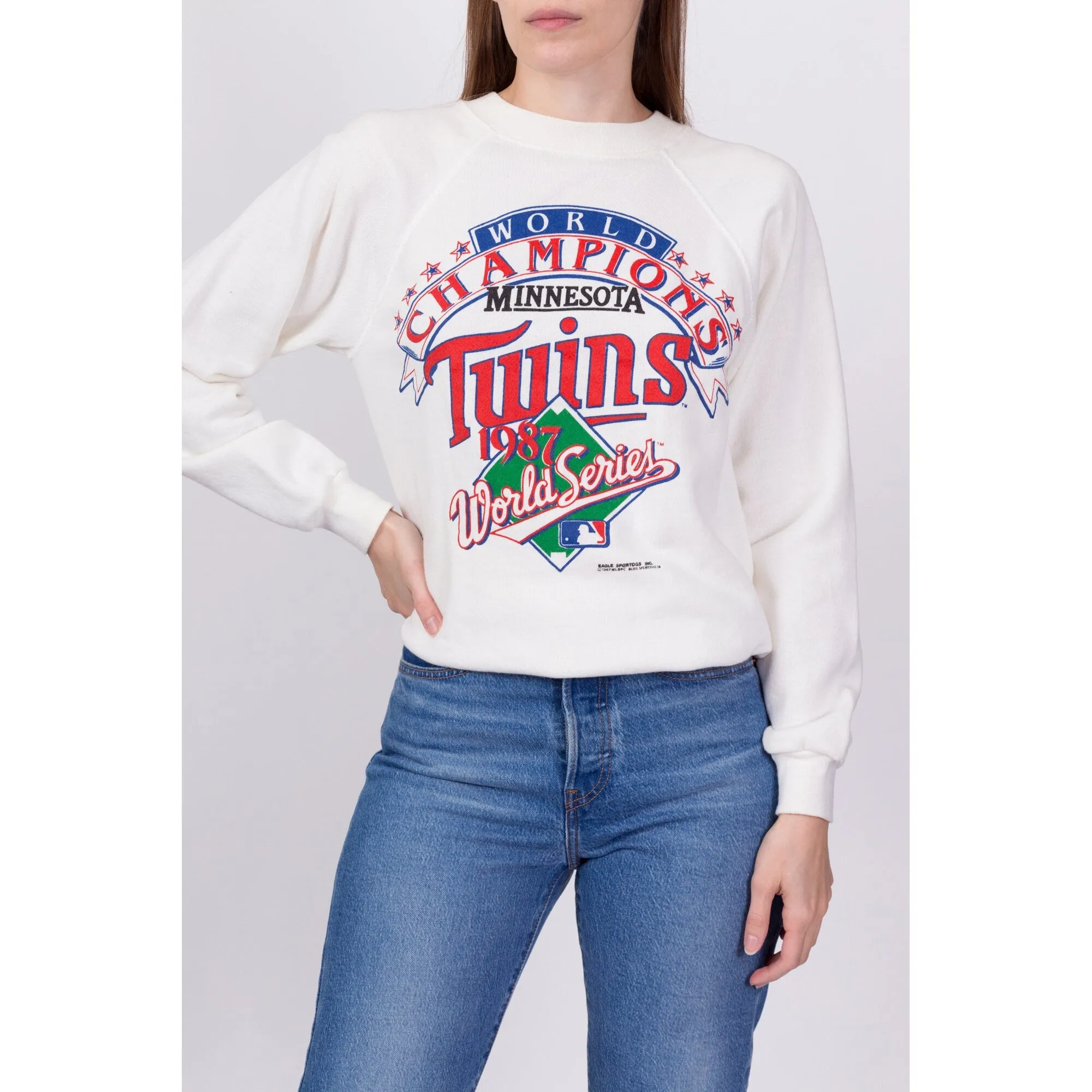 1987 Minnesota Twins World Series Sweatshirt - Men's Small, Women's Medium