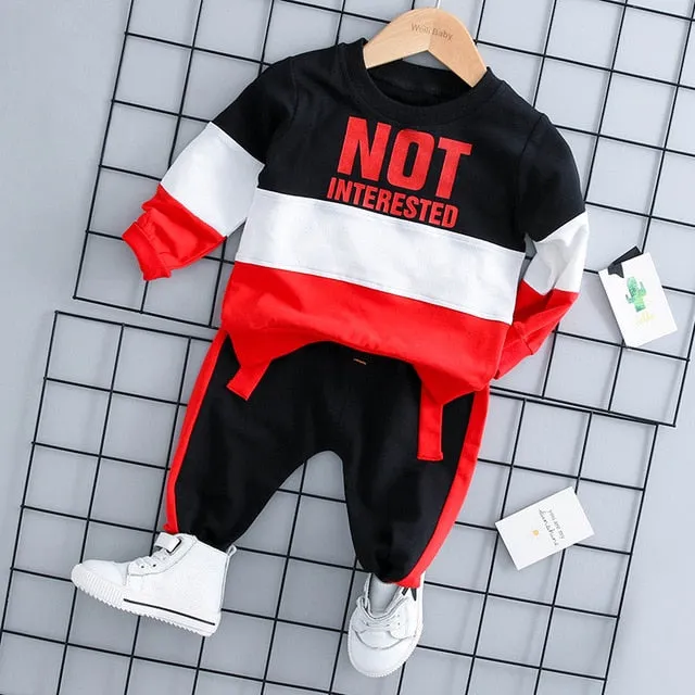 2Pcs/sets Children Infant Toddler Cotton Sportswear