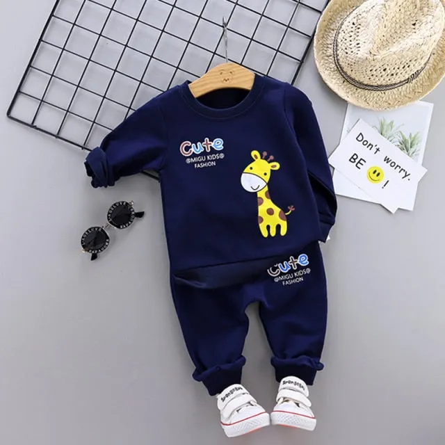 2Pcs/sets Children Infant Toddler Cotton Sportswear