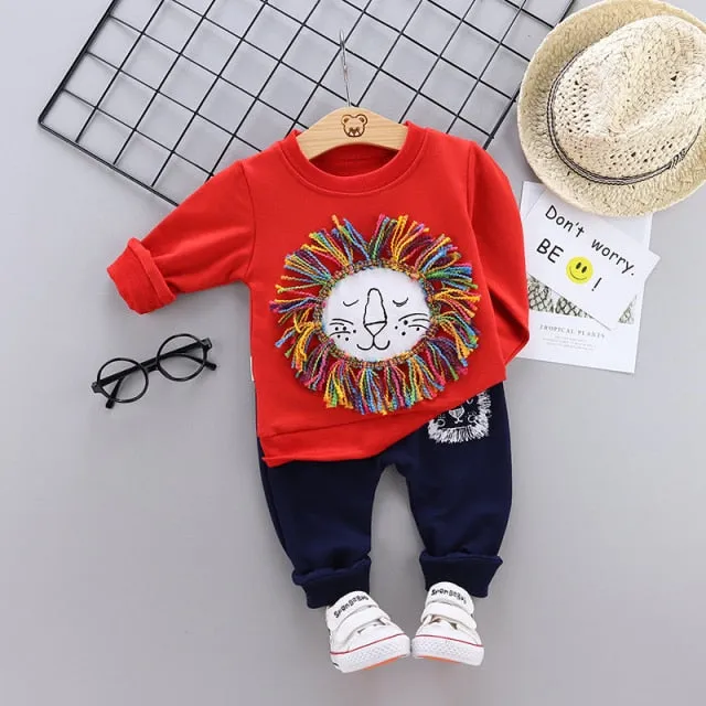 2Pcs/sets Children Infant Toddler Cotton Sportswear