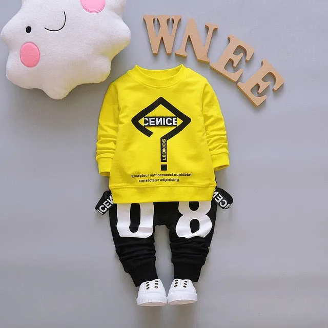 2Pcs/sets Children Infant Toddler Cotton Sportswear