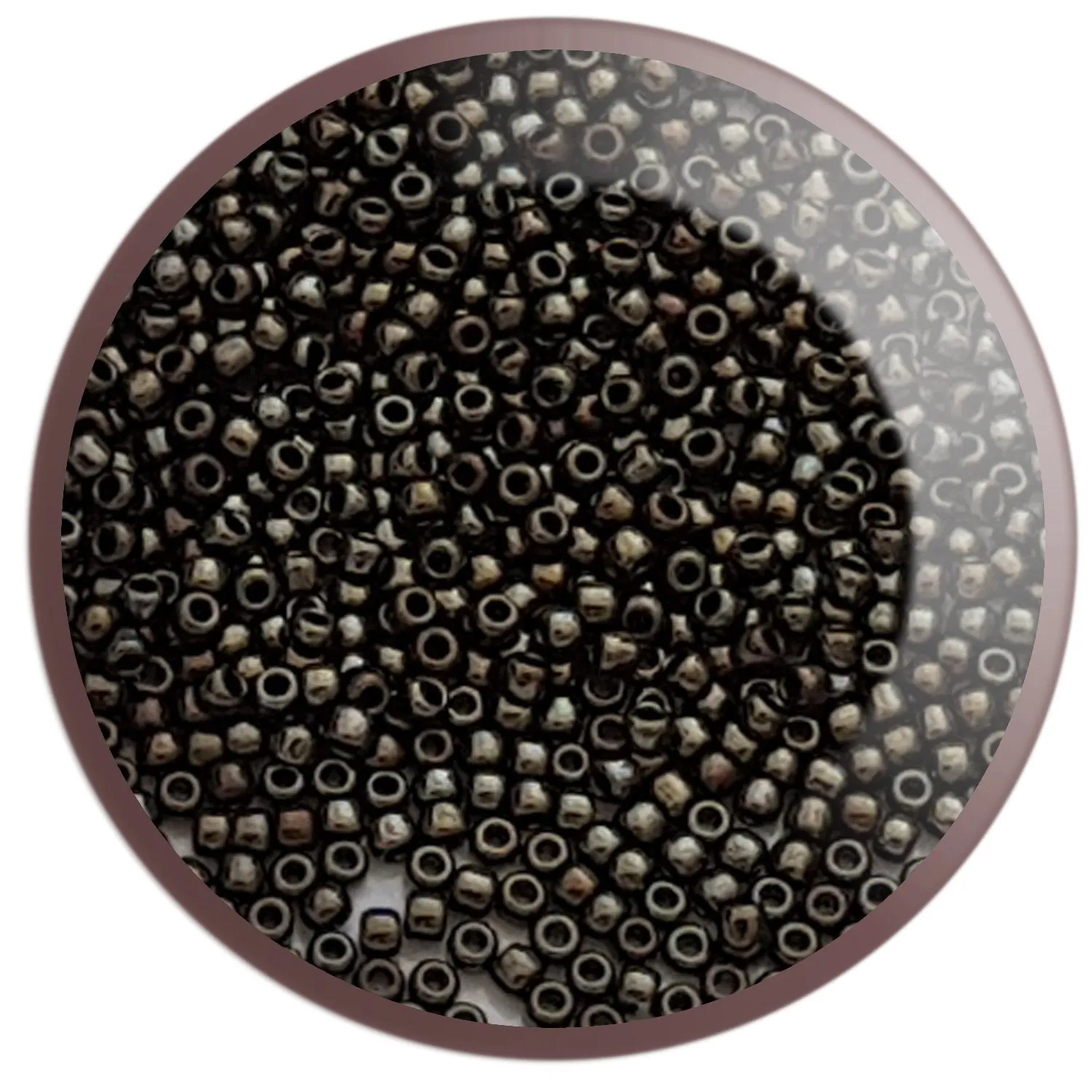 8/0 TR-83 Iris Brown Metallic 10g/30g Round Toho Seed Beads - Beading Supply