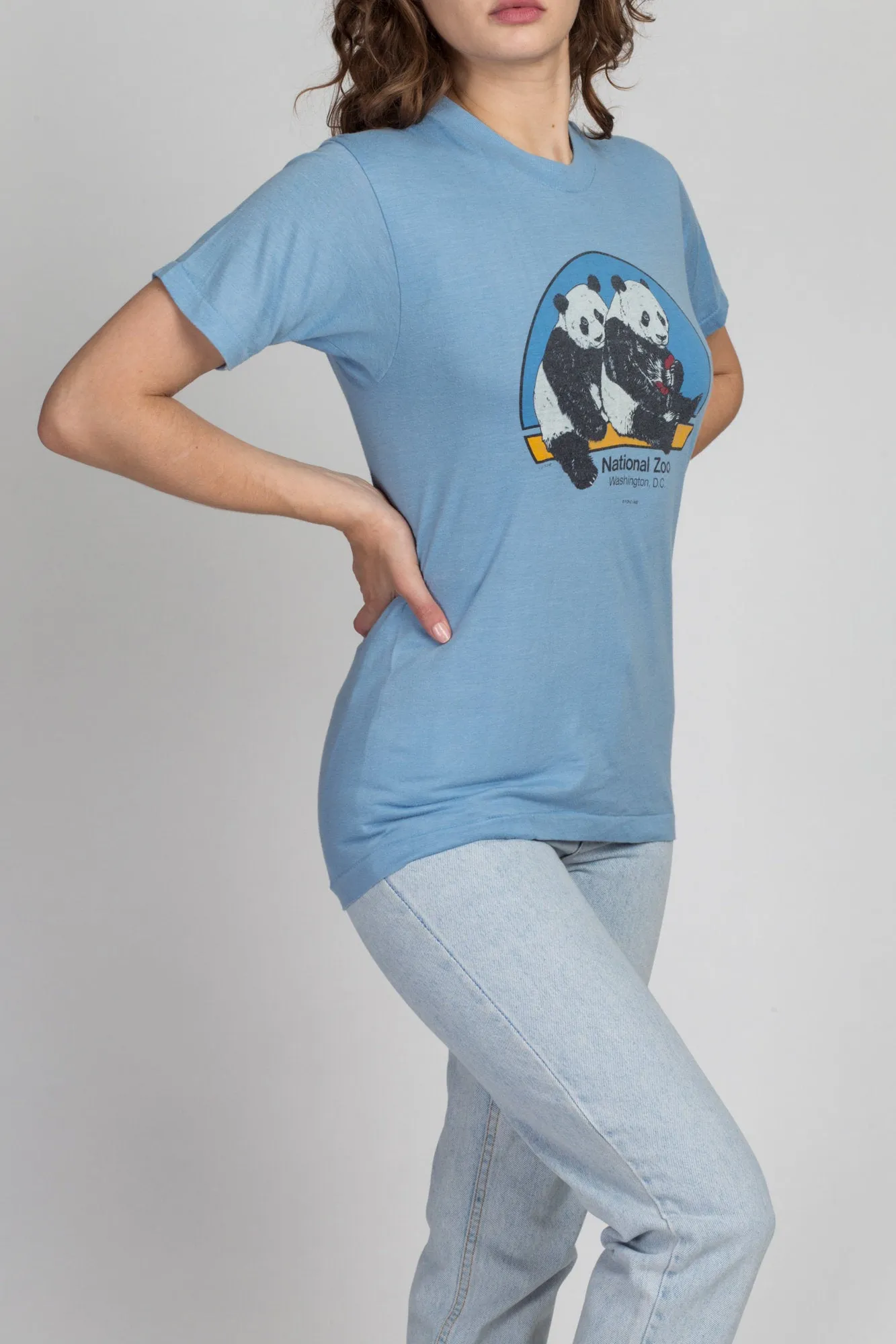 80s National Zoo Panda T Shirt - Small to Medium