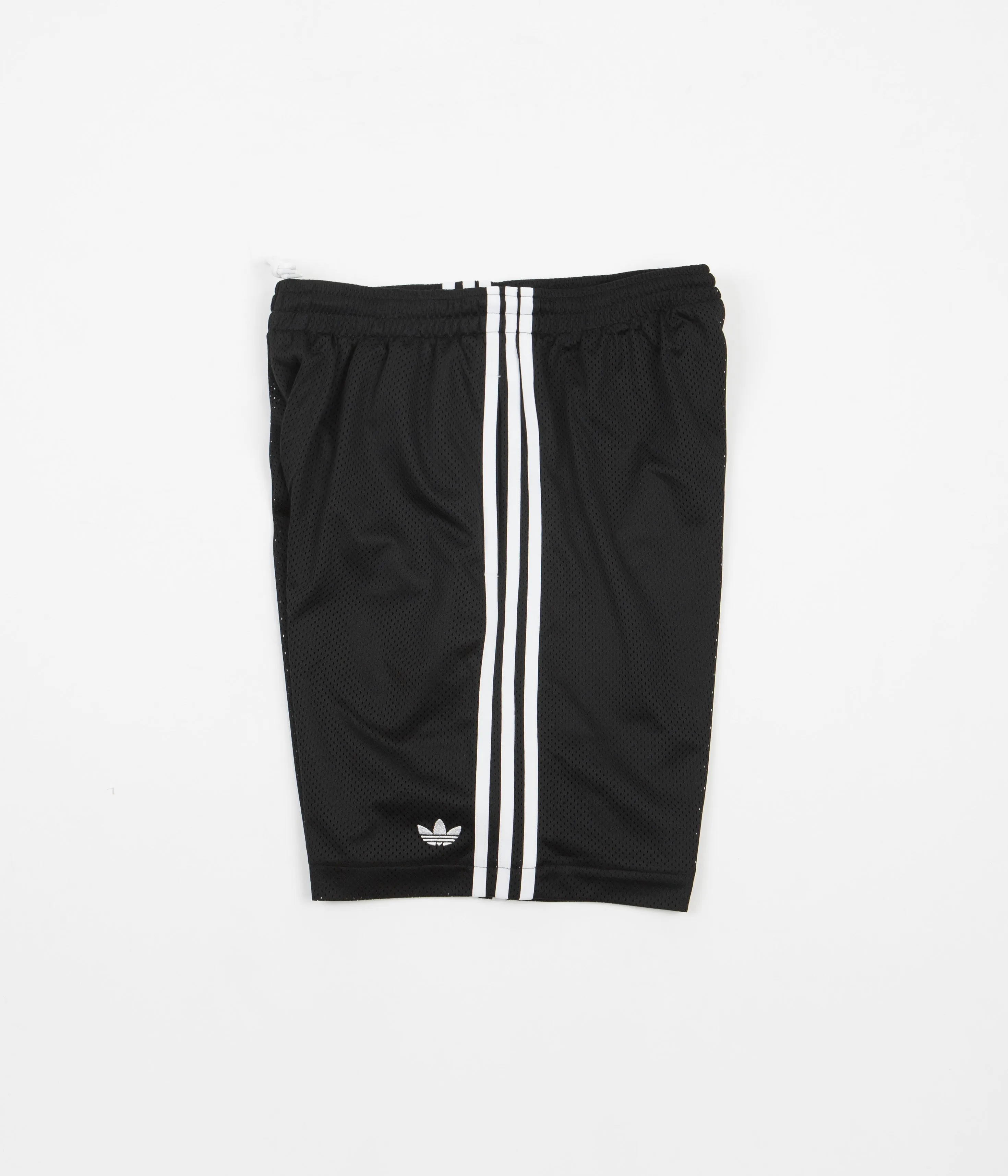 Adidas Mesh Shorts - Black / White / Pulse Lime