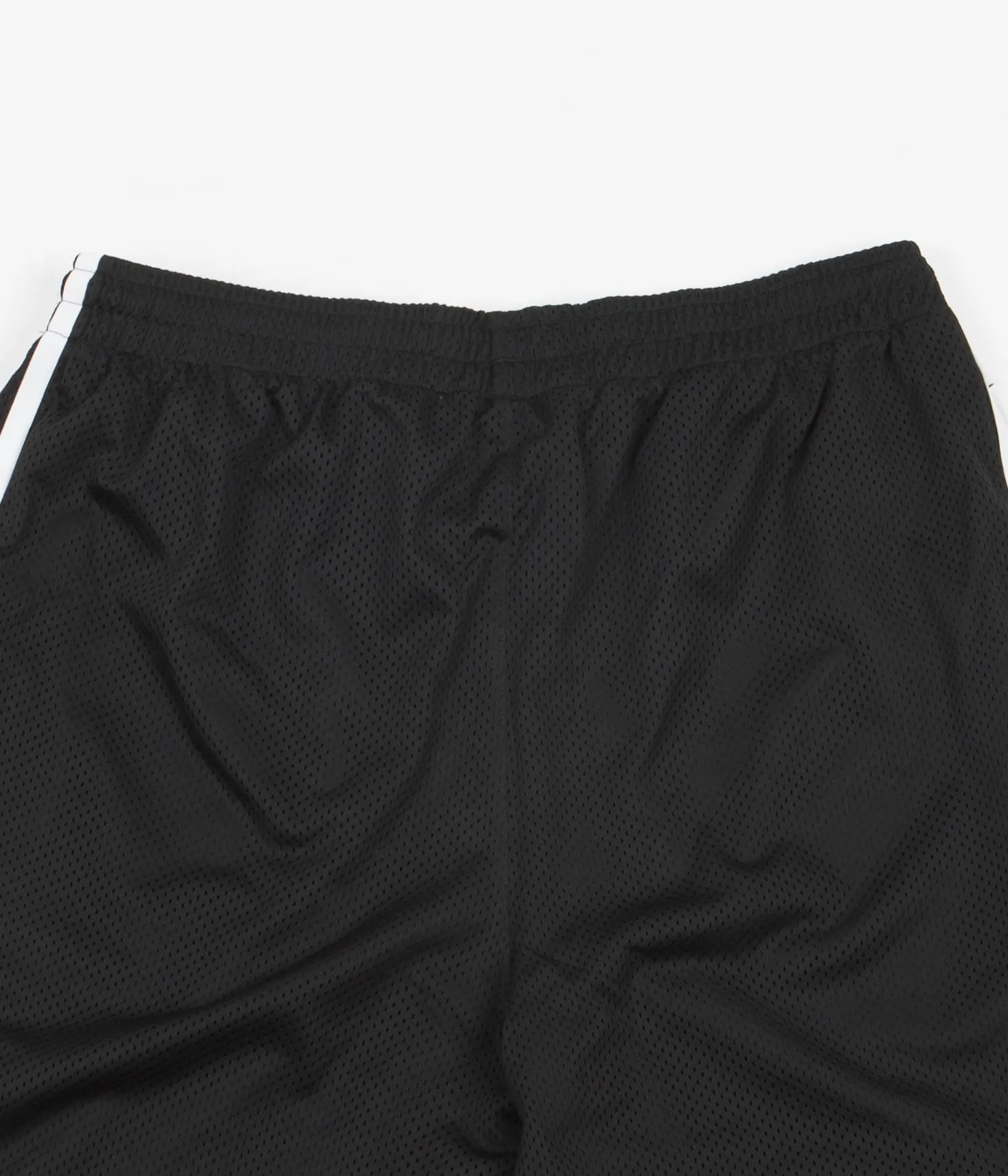 Adidas Mesh Shorts - Black / White / Pulse Lime