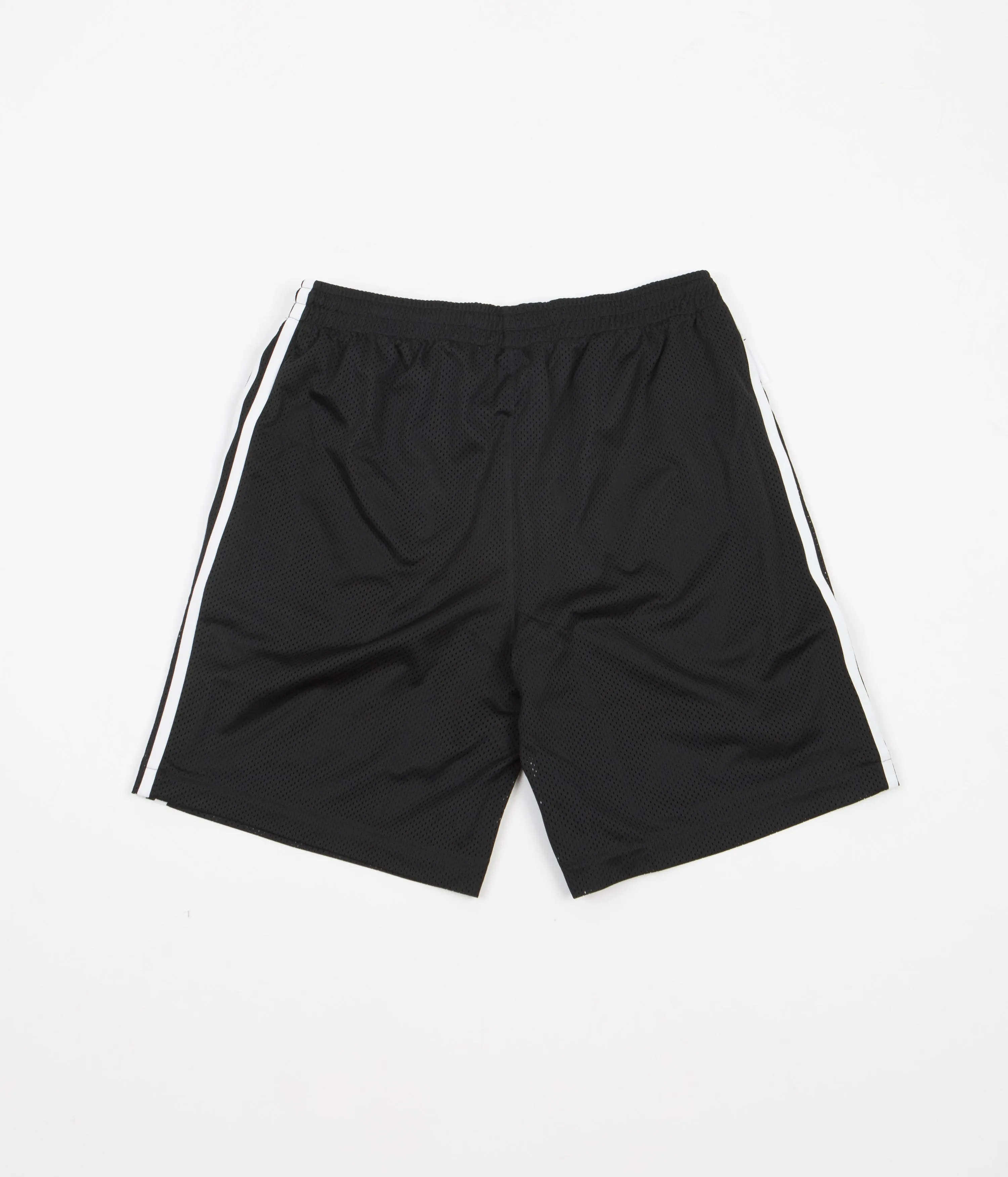 Adidas Mesh Shorts - Black / White / Pulse Lime