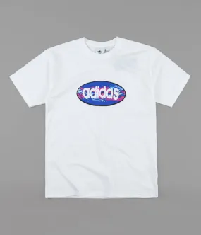 Adidas Oval T-Shirt - White