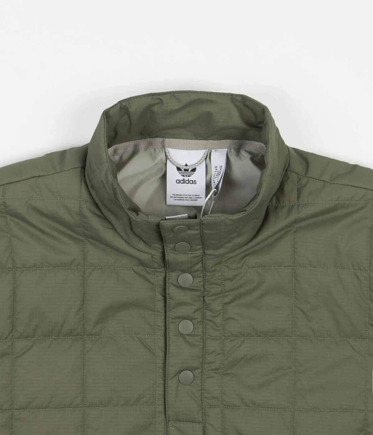 Adidas Quilted Jacket - Legacy Green / Feather Grey