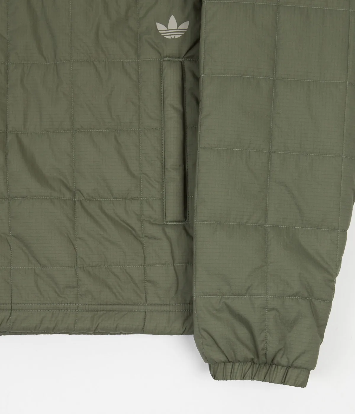 Adidas Quilted Jacket - Legacy Green / Feather Grey