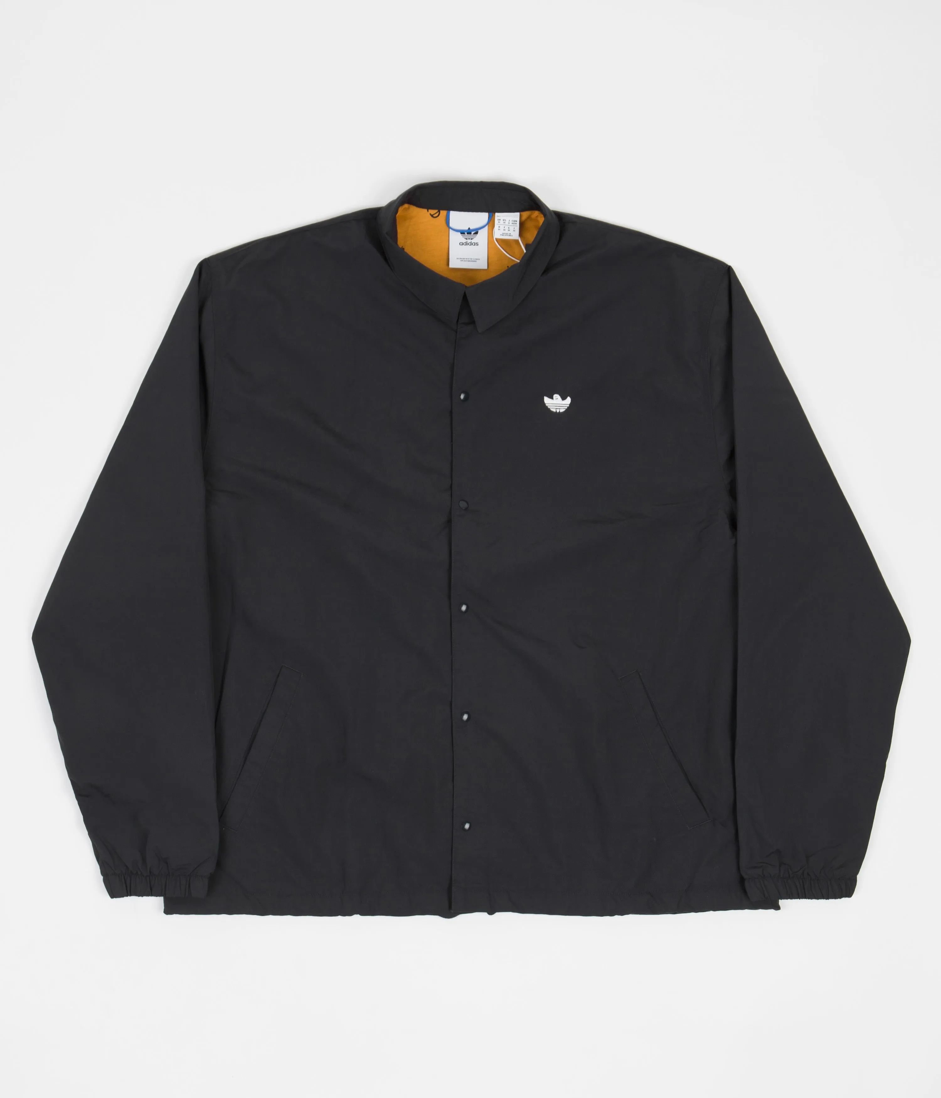 Adidas Shmoofoil Coach Jacket - Carbon / Focus Orange / White