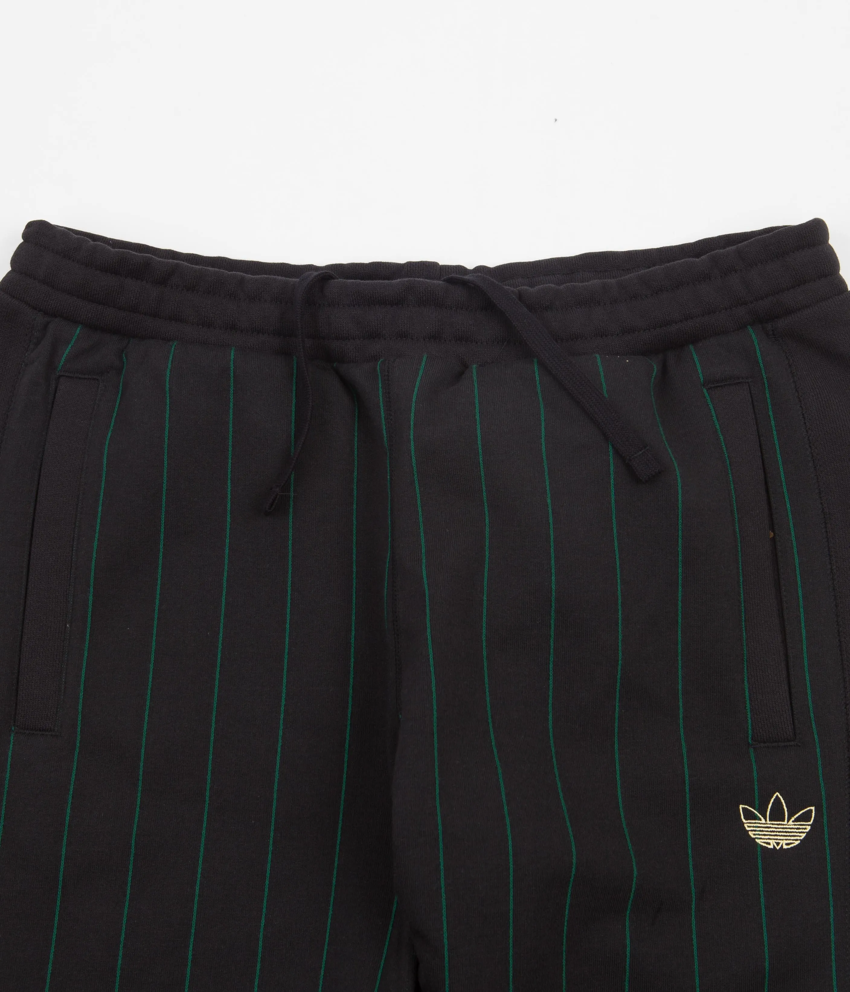 Adidas Tyshawn Sweatpants - Black / Collegiate Green