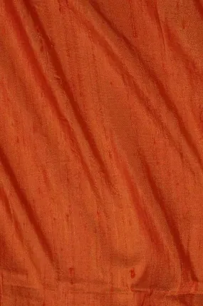 Apricot Orange Dupioni Silk Fabric