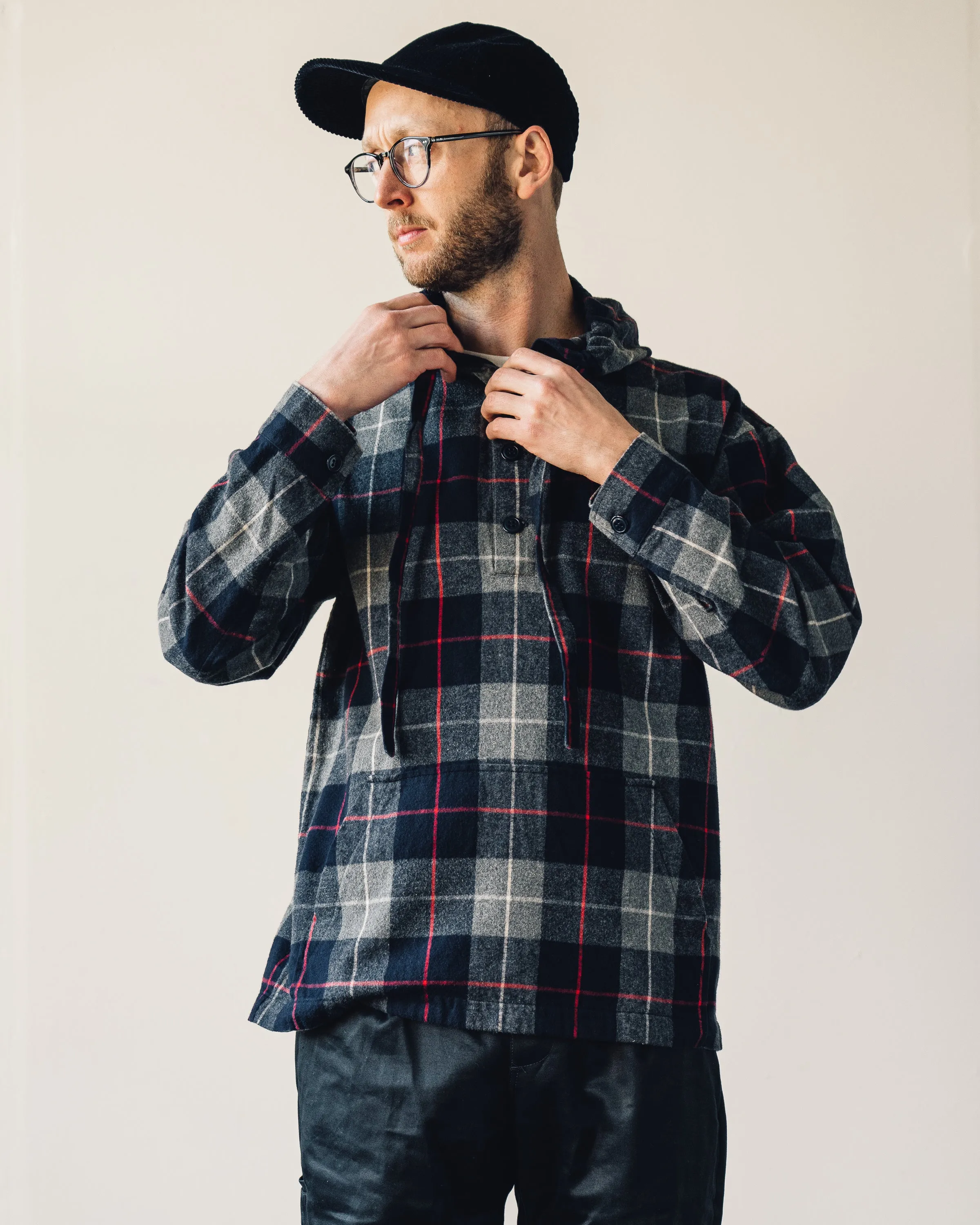 Arpenteur Toast Shirt, Navy/Gray/Red