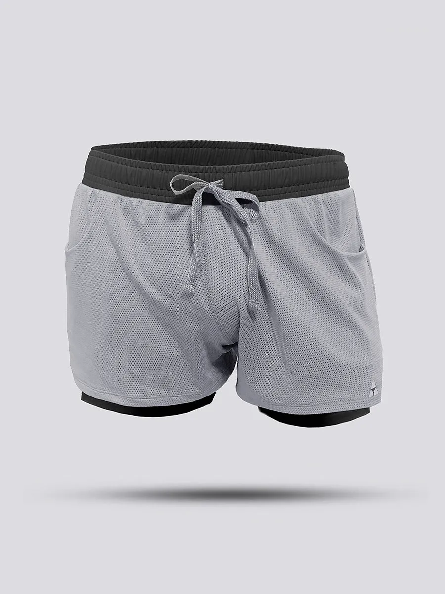 Body Force 2-in-1 Gym Shorts