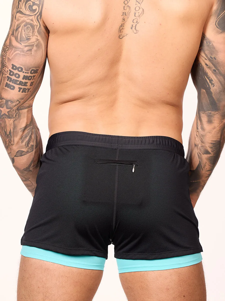 Body Force 2-in-1 Gym Shorts