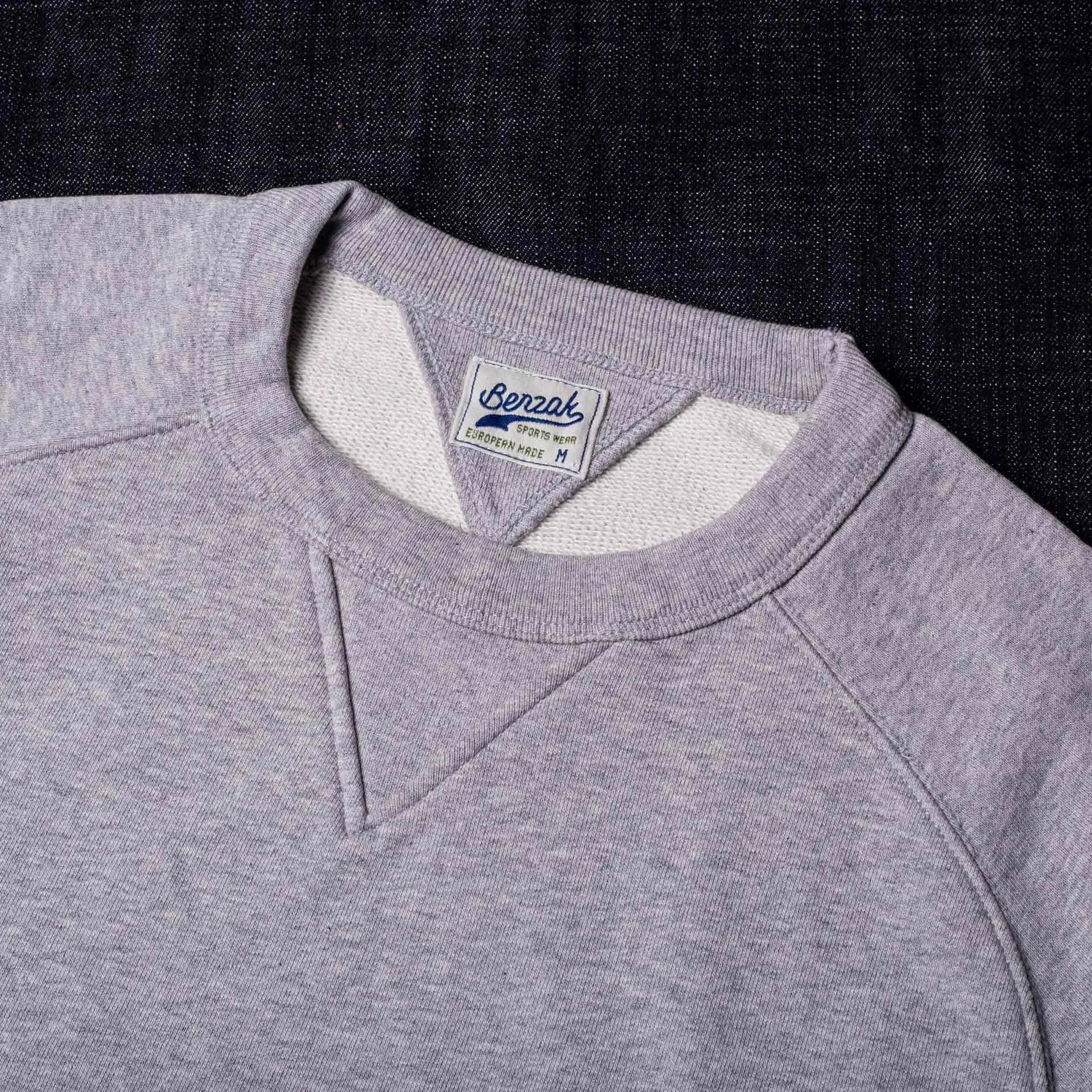 BS-09 CREW NECK heavy grey melee sweat [CORE]