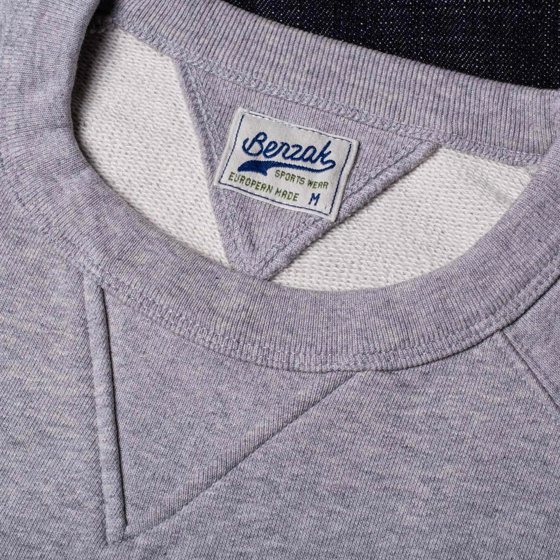 BS-09 CREW NECK heavy grey melee sweat [CORE]