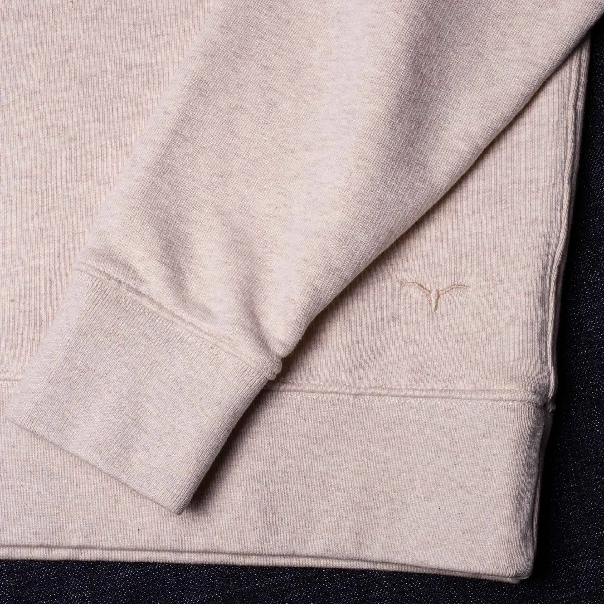 BS-09 CREW NECK heavy oatmeal melee sweat [CORE]