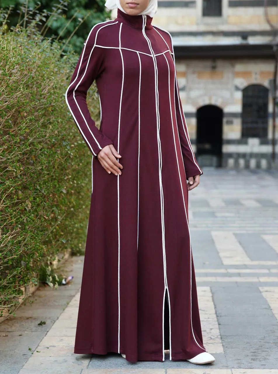 Decorative Trim Active Abaya