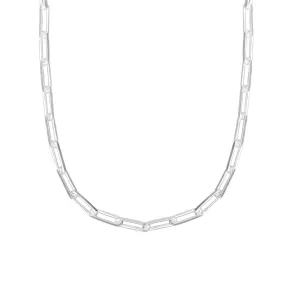 Diamond Cut Paperclip chain