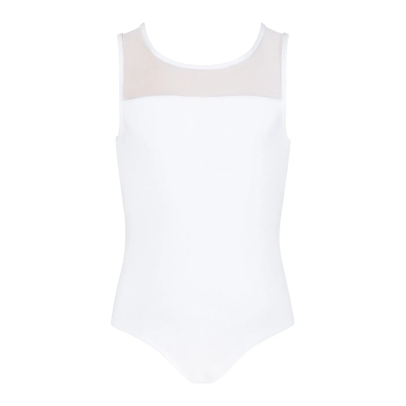 Energetiks Abby Mesh Leotard | White | Child