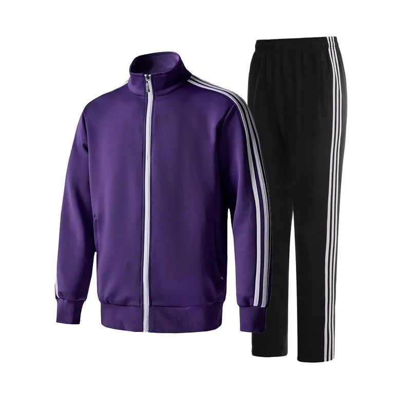 Giacca Casual a Maniche Lunghe con Tre Strisce: Sportswear Taglie Forti