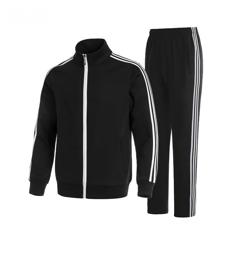 Giacca Casual a Maniche Lunghe con Tre Strisce: Sportswear Taglie Forti