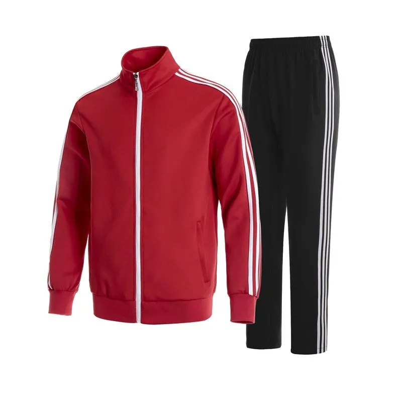 Giacca Casual a Maniche Lunghe con Tre Strisce: Sportswear Taglie Forti