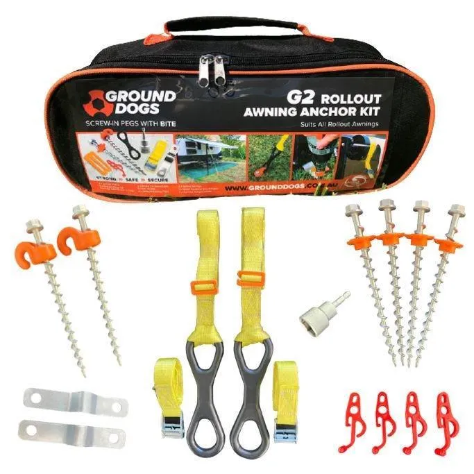 Ground Dogs - G2 Rollout Awning Anchor Kit