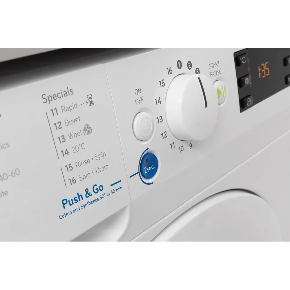 Indesit BWE71452WUKN 7kg 1400 spin Washing Machine White