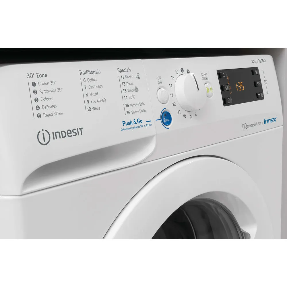 Indesit BWE71452WUKN 7kg 1400 spin Washing Machine White