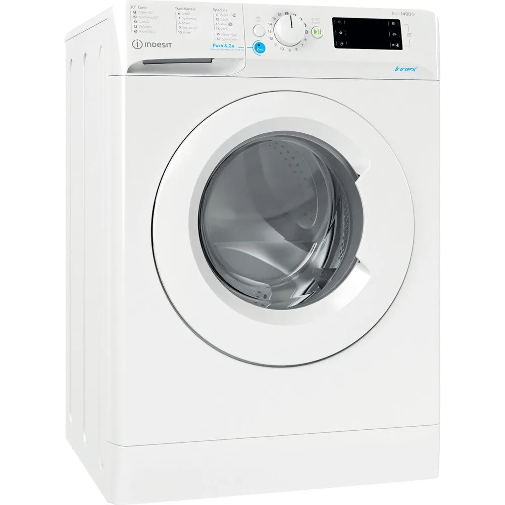 Indesit BWE71452WUKN 7kg 1400 spin Washing Machine White