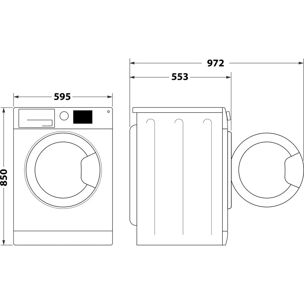 Indesit BWE71452WUKN 7kg 1400 spin Washing Machine White