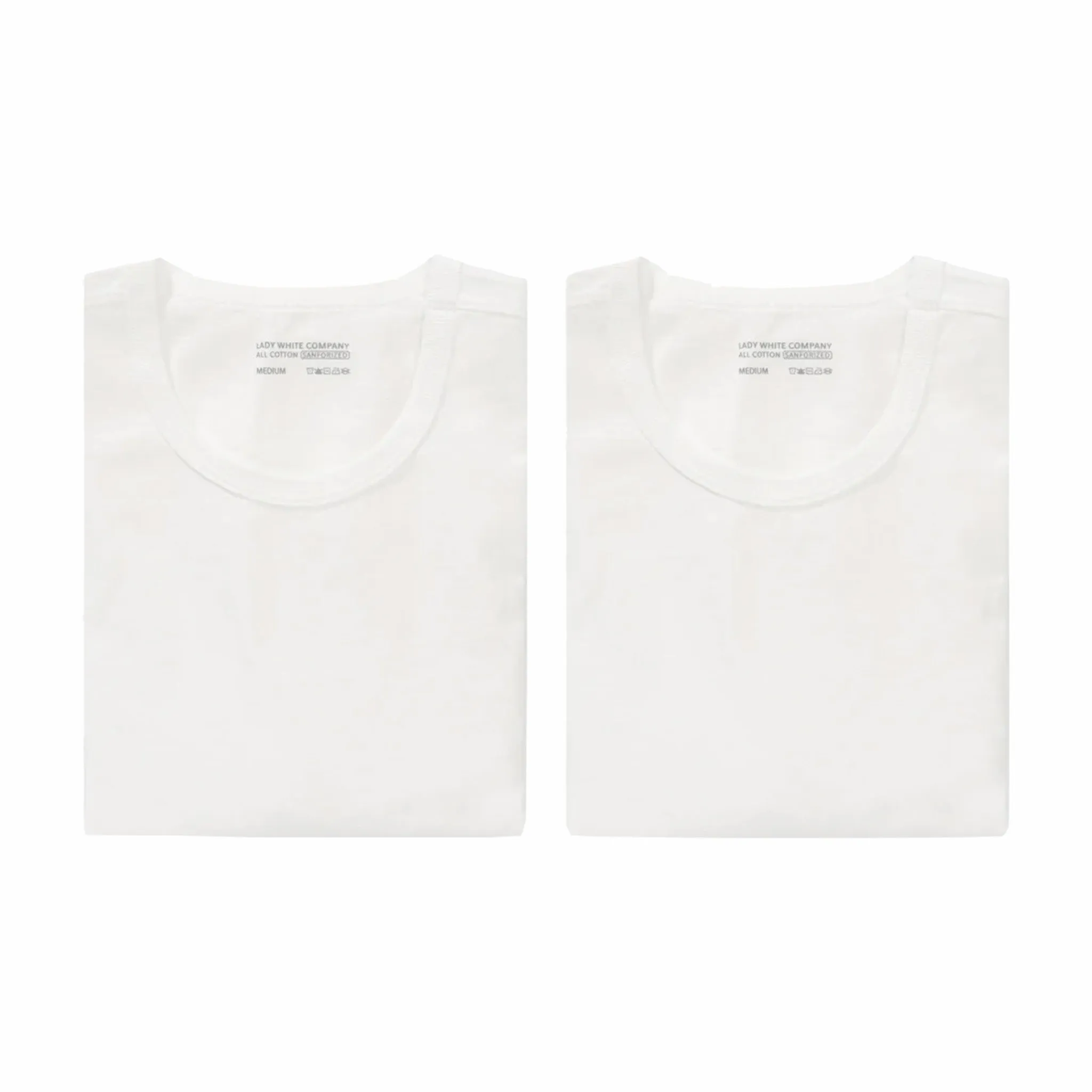 Lady White Co. "Our T-Shirt" 2-Pack (White)