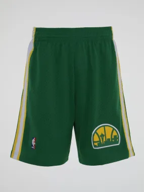 Mitchell and Ness - Seattle Supersonics 94-95 Swingman Road Shorts