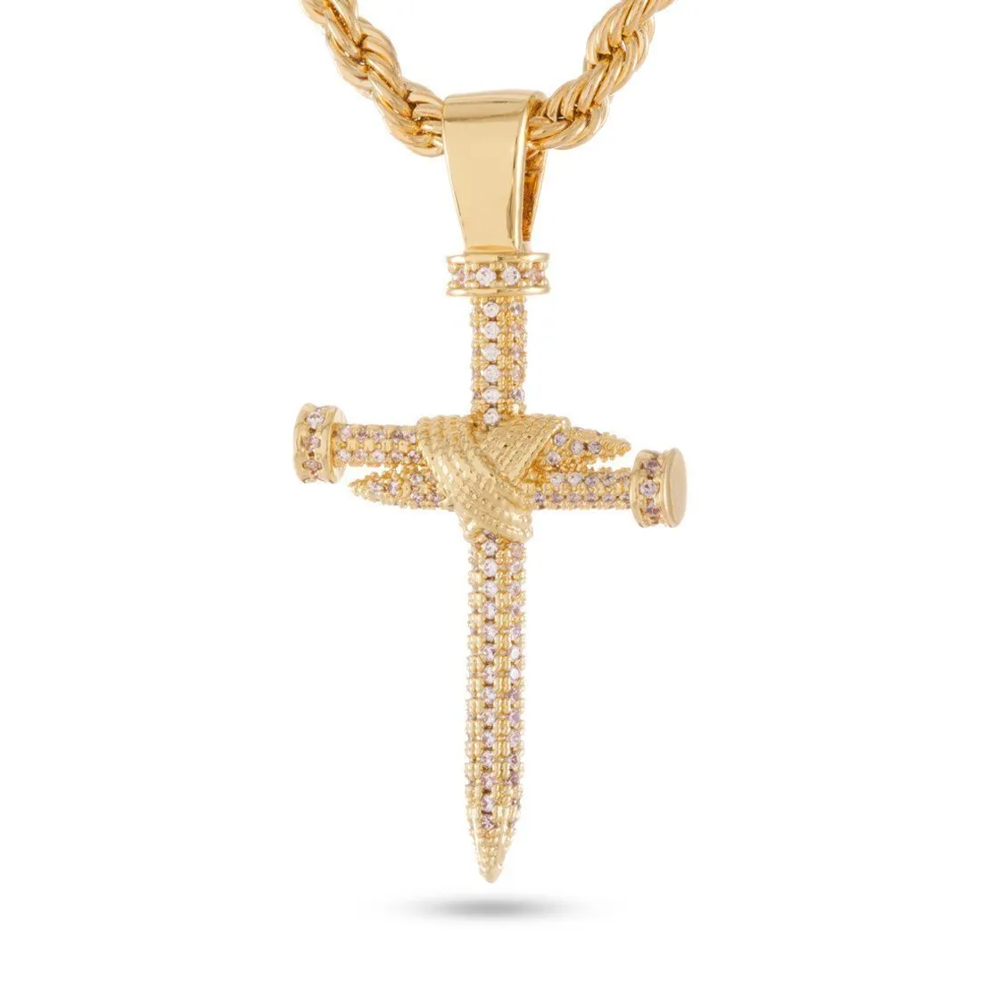 Nail Cross Necklace