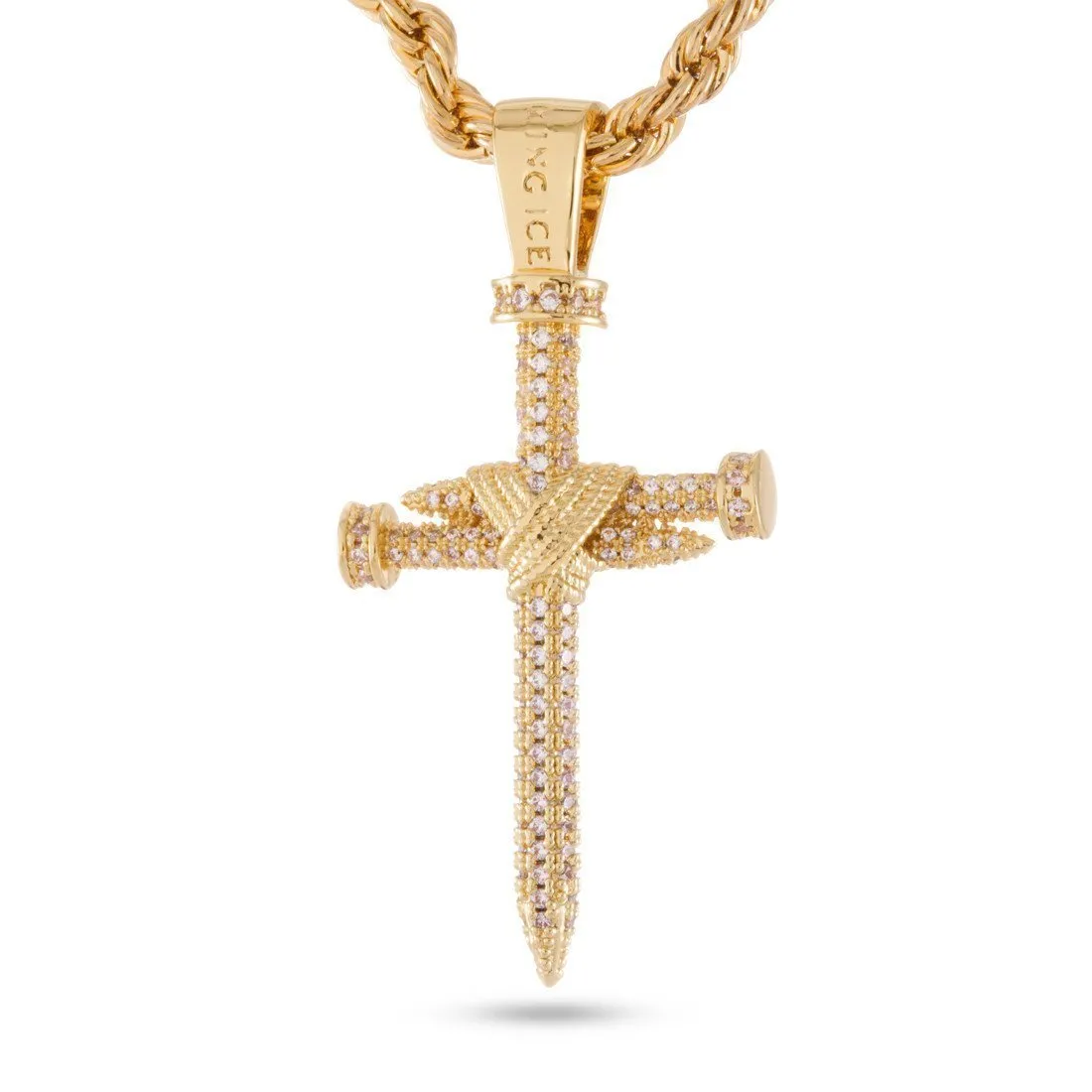 Nail Cross Necklace