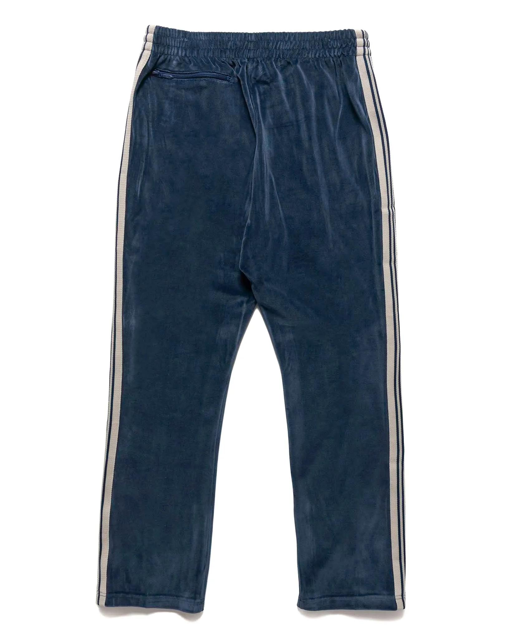 Narrow Track Pant - C/PE Velour Marine Blue