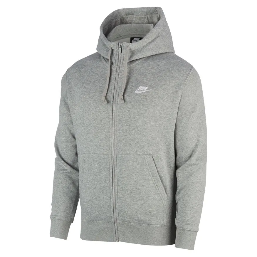 Nike Mens Sportswear Club Full Zip Hoodie Sweatshirt