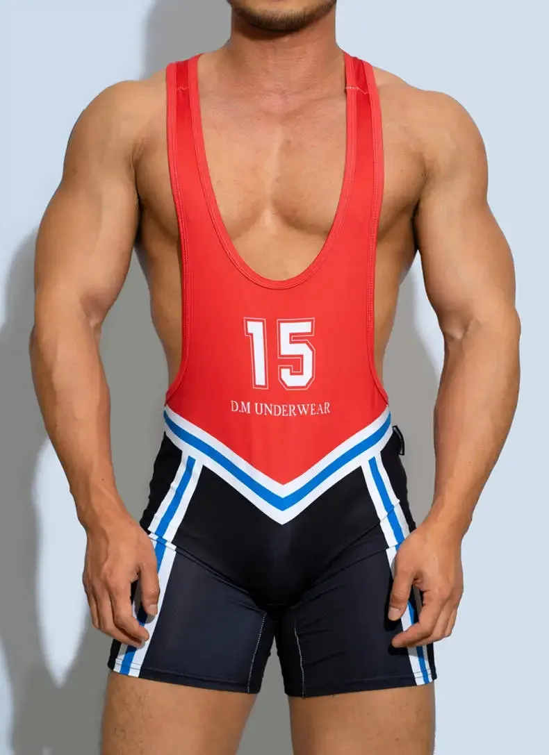 No.15 College Wrestler singlet