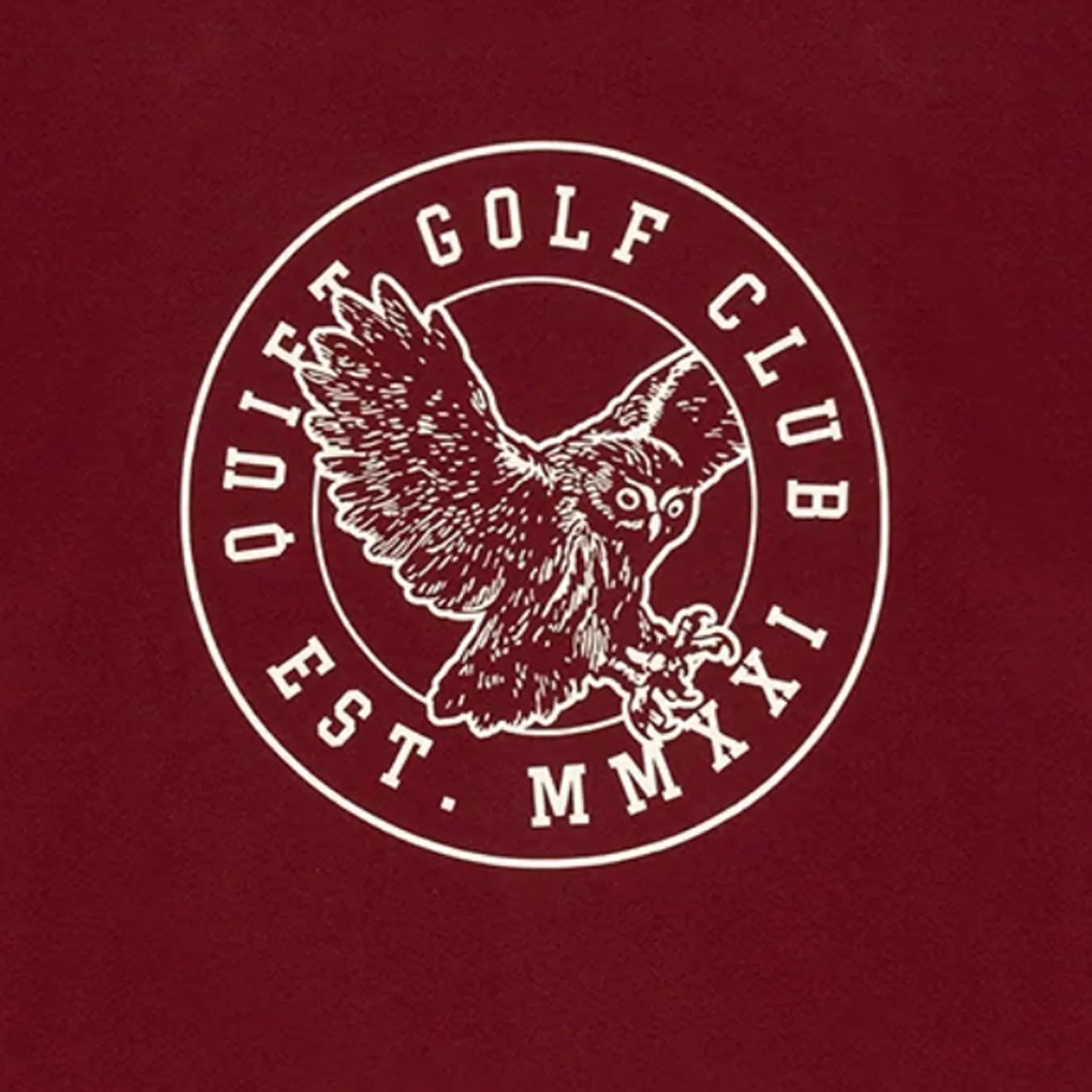 Quiet Golf QGU Crewneck (Burgundy)