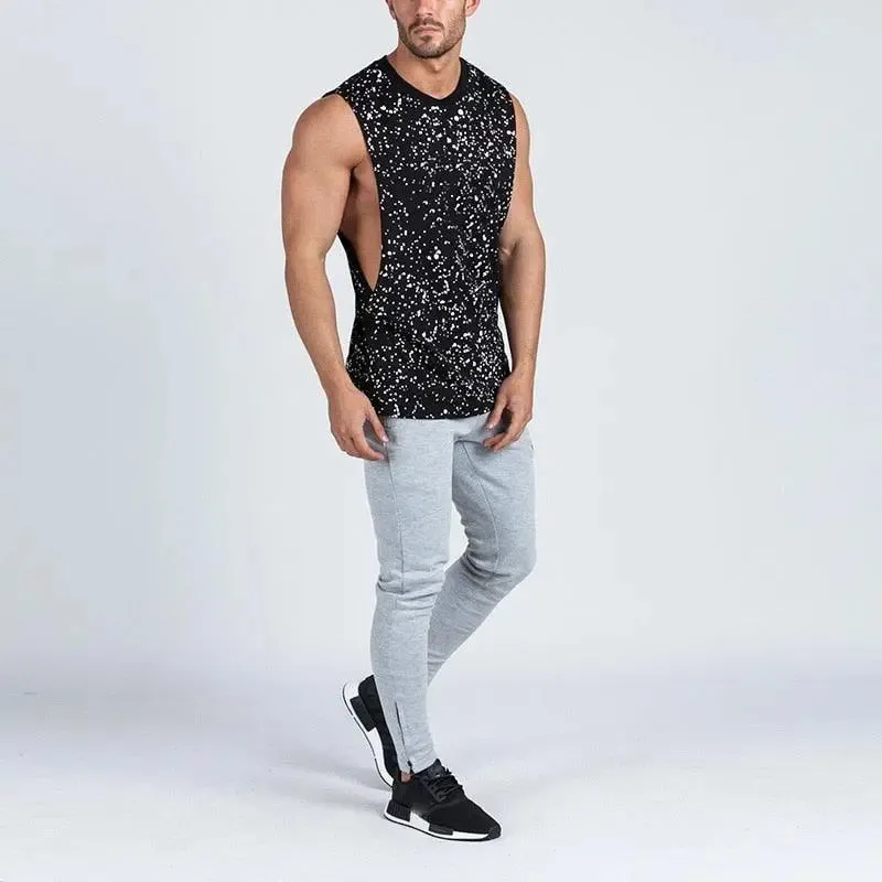 Splatter Dot Print Tank Top