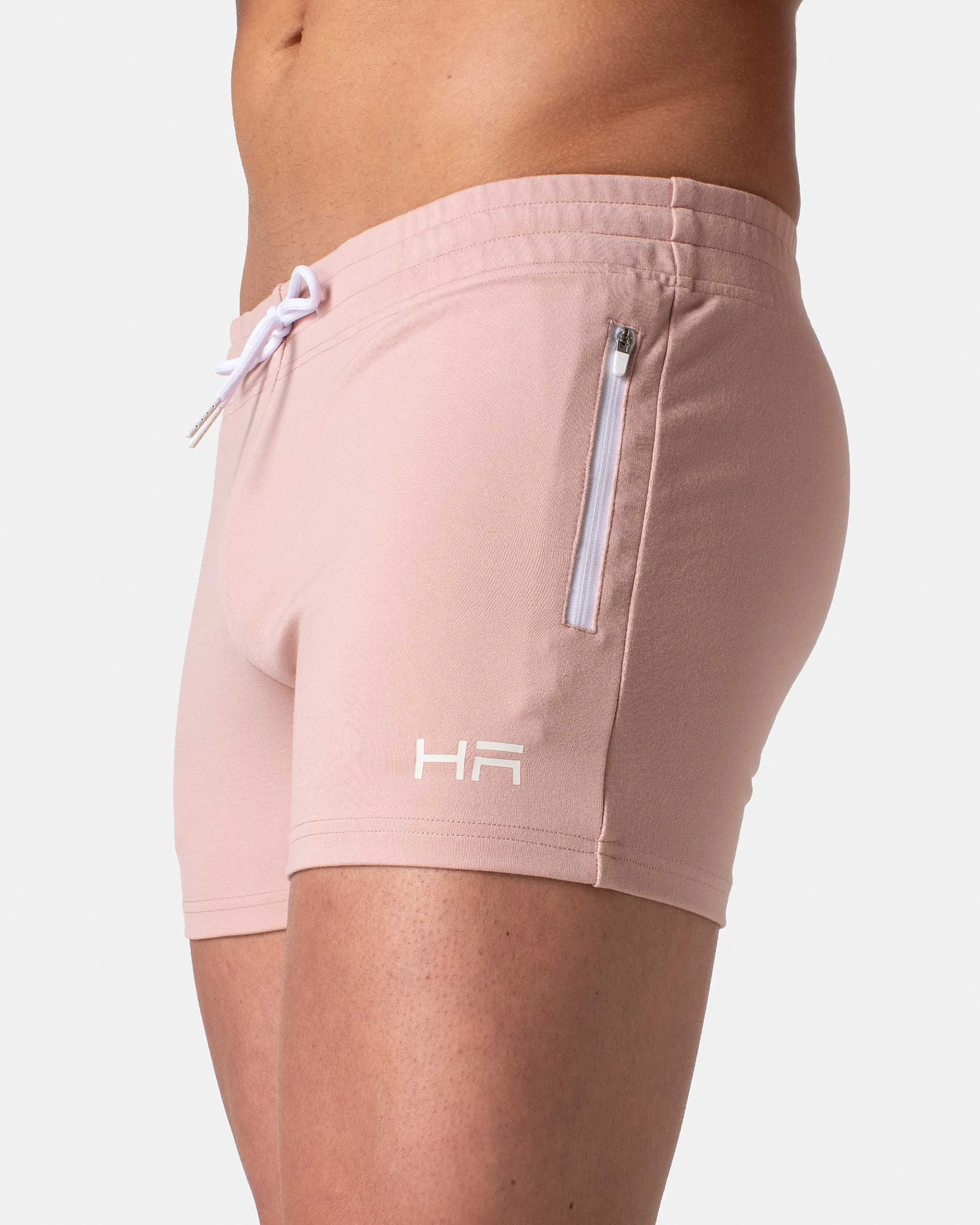 Squat 3.5" Shorts - Dusty Pink