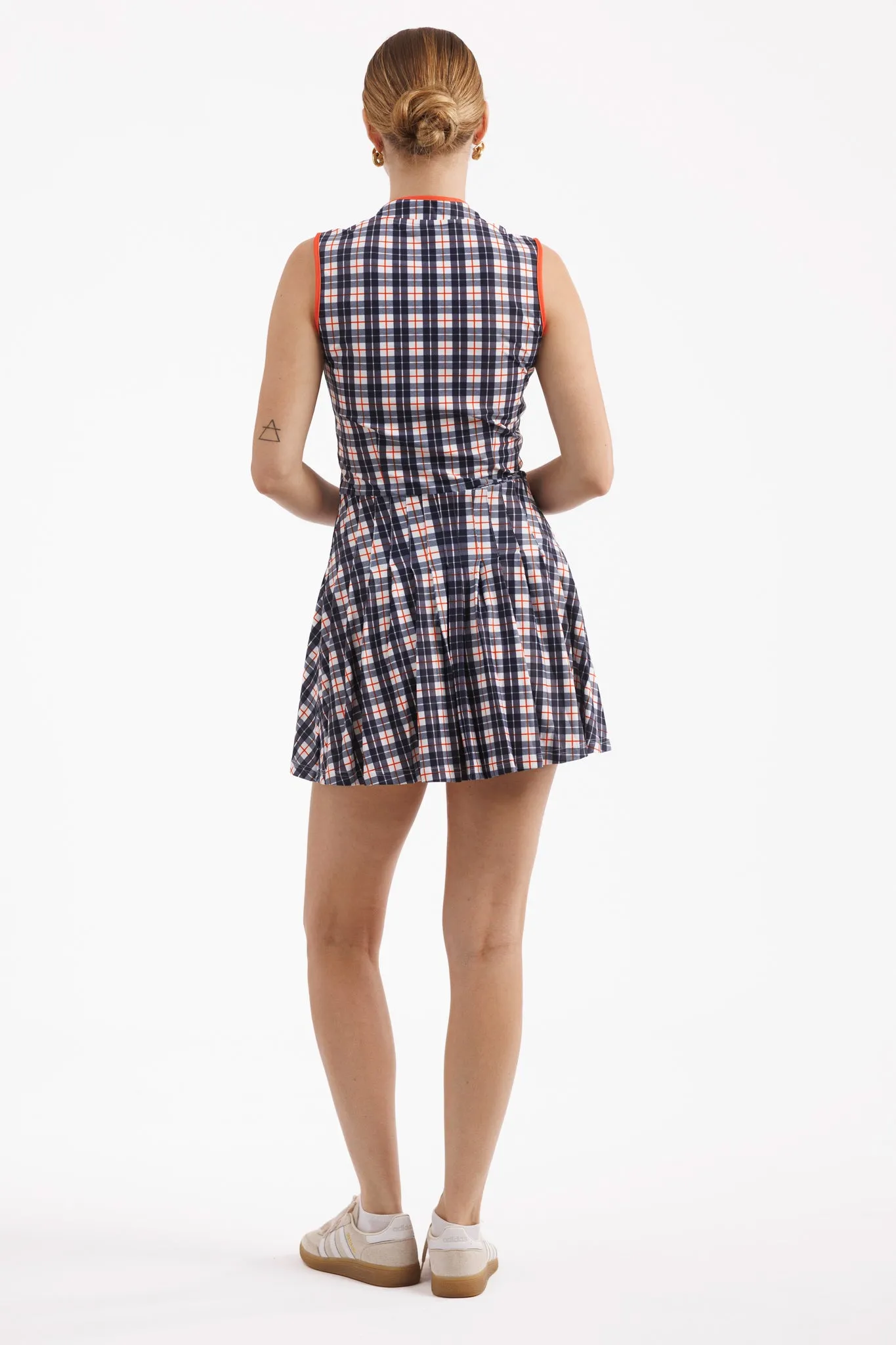 Tailgate Collection Mackenzie Dress - Auburn Plaid