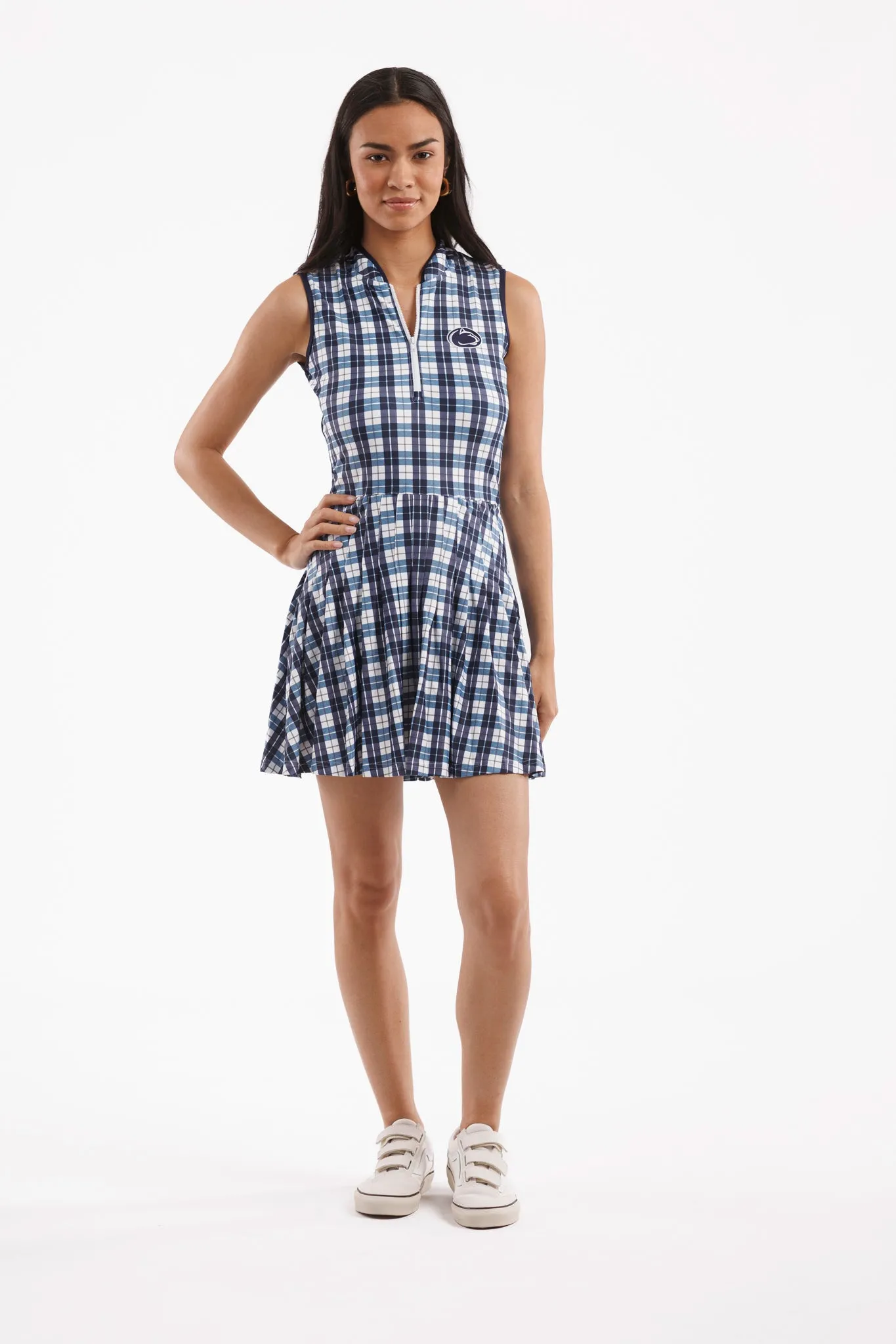 Tailgate Collection Mackenzie Dress - Nittany Lions Plaid