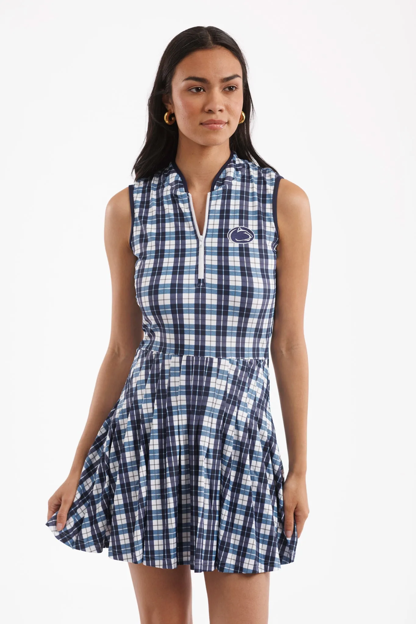 Tailgate Collection Mackenzie Dress - Nittany Lions Plaid