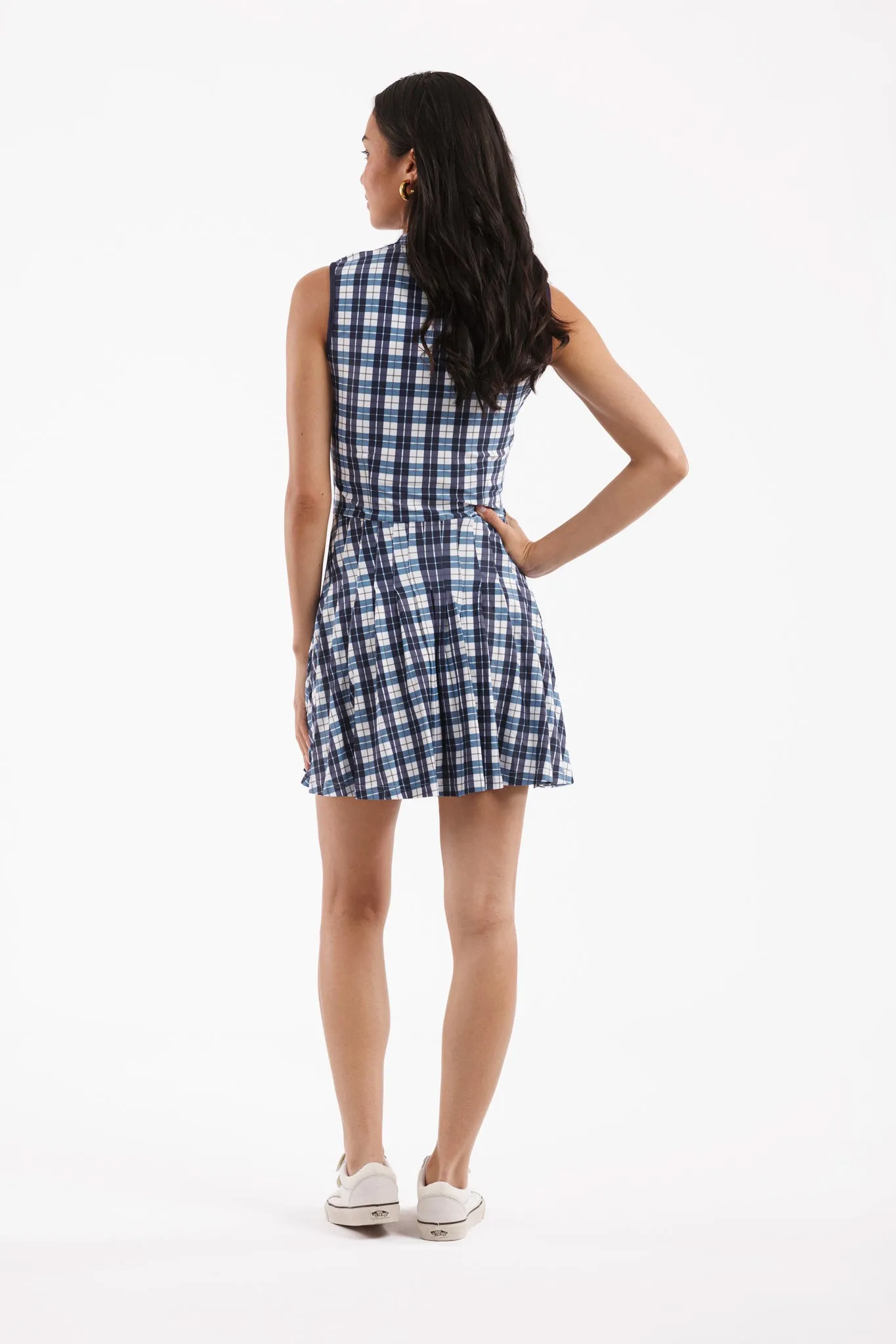 Tailgate Collection Mackenzie Dress - Nittany Lions Plaid