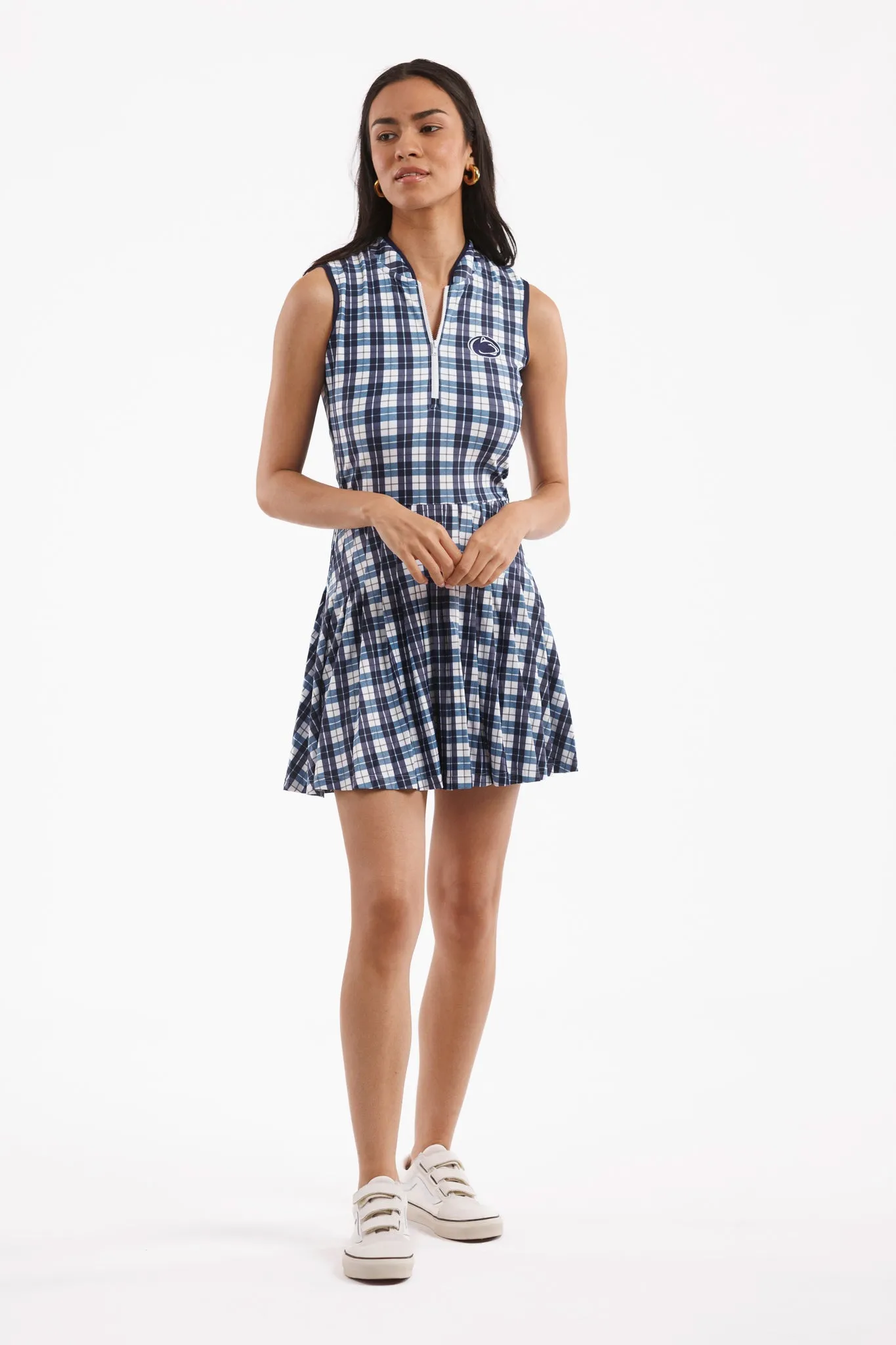 Tailgate Collection Mackenzie Dress - Nittany Lions Plaid