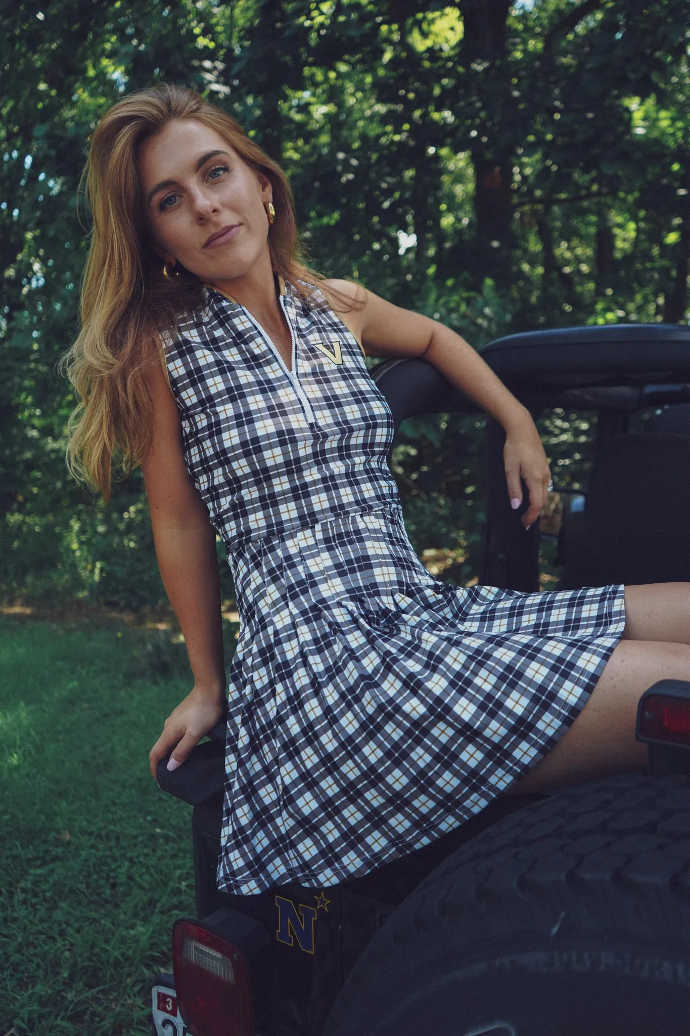 Tailgate Collection Mackenzie Dress - Vandy Plaid