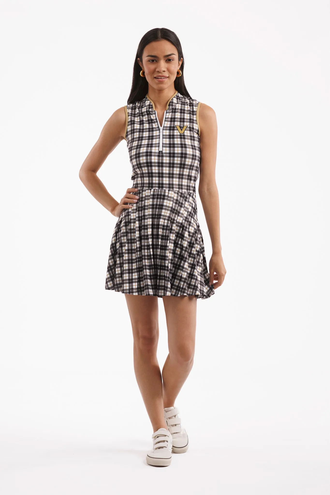 Tailgate Collection Mackenzie Dress - Vandy Plaid